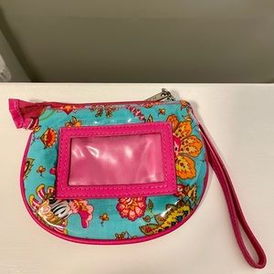 Hadaki Women's Floral Mini Wallet Good Used Condition